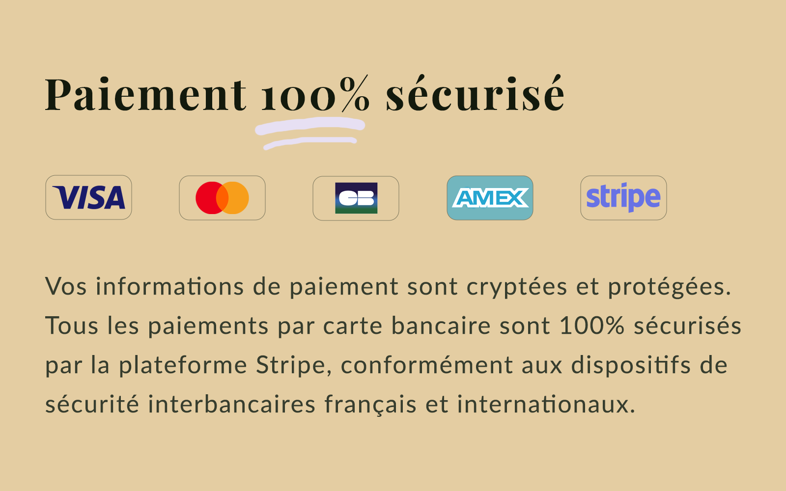 bandeau-paiement Icones de paiement sécurisé.